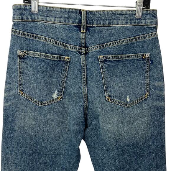 ANTHROPOLOGIE PILCRO The Borrowed Boyfriend Patchwork Jean 28 - Picture 6 of 16